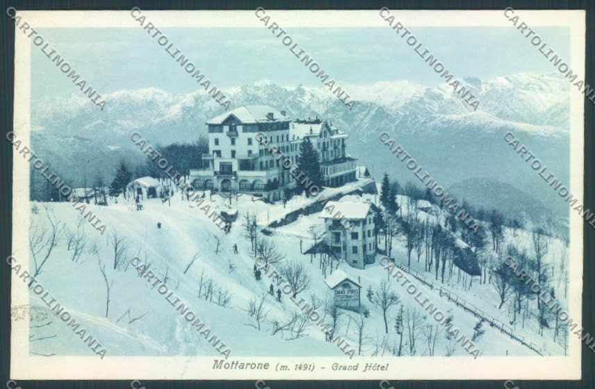 Verbania Stresa Mottarone Nevicata cartolina ZQ5313 – fronte