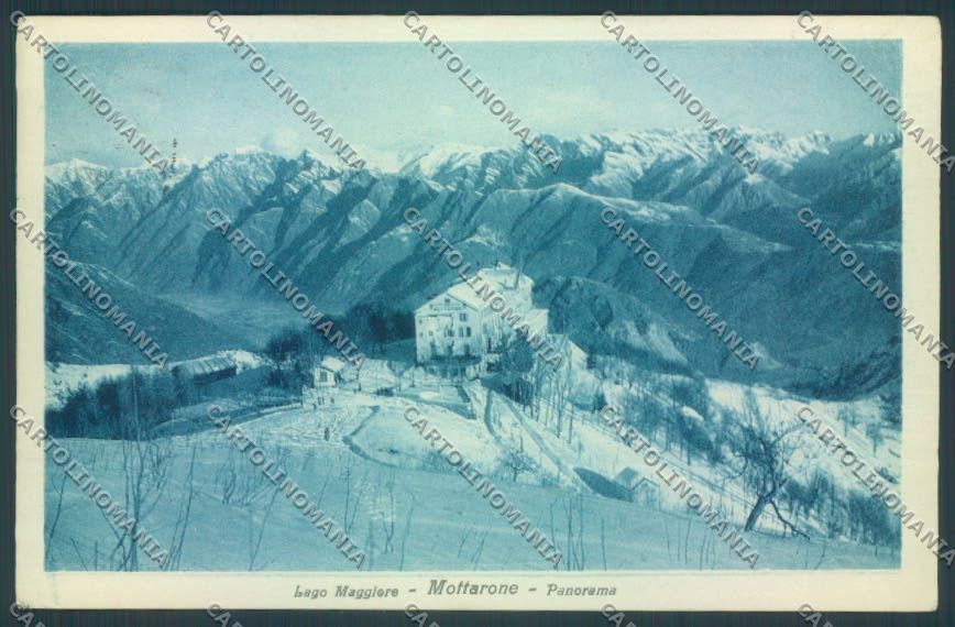 Verbania Stresa Mottarone Nevicata cartolina ZQ5314 – fronte