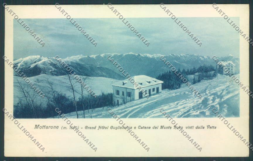 Verbania Stresa Mottarone Nevicata cartolina ZQ5315 – fronte