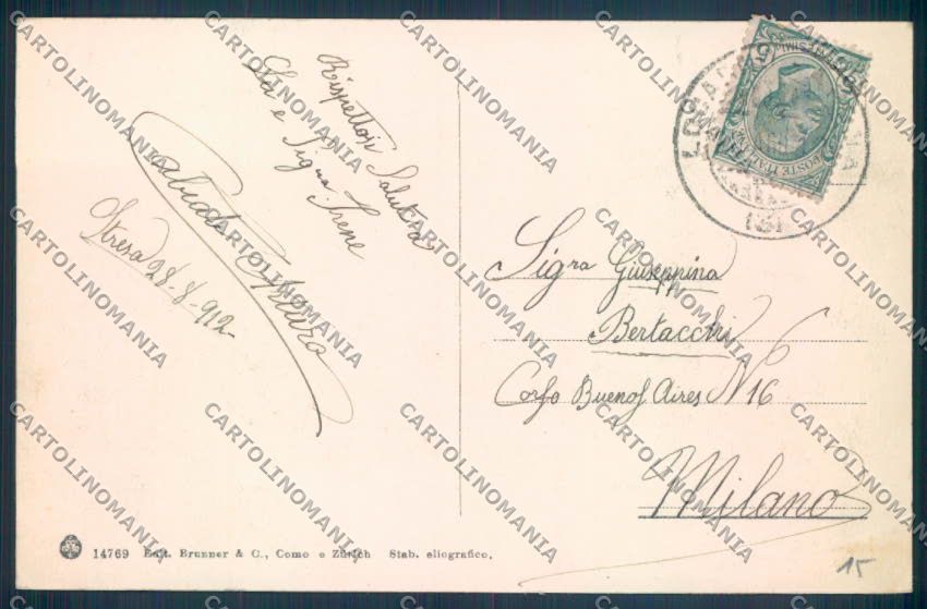 Verbania Stresa Mottarone cartolina ZQ5321 – retro