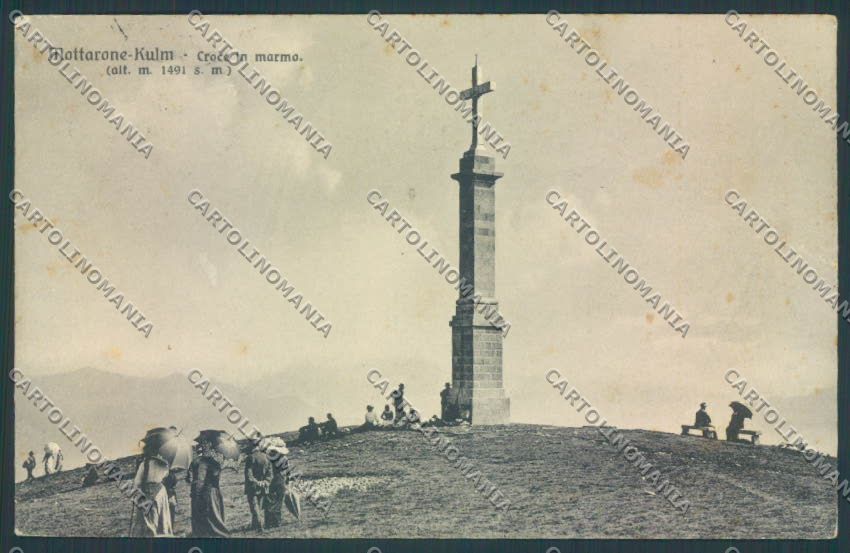 Verbania Stresa Mottarone PIEGHINA ABRASA cartolina ZQ5333 – fronte