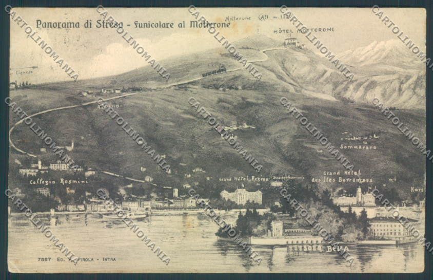 Verbania Stresa Mottarone cartolina ZQ5340 – fronte