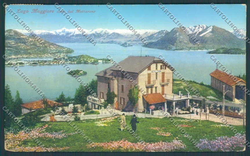 Verbania Stresa Mottarone Treno Ferrovia cartolina ZQ5346 – fronte