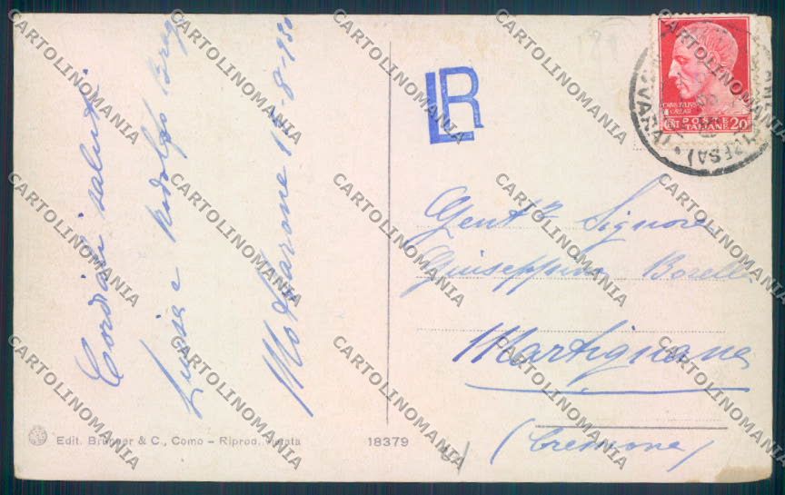 Verbania Stresa Mottarone Treno Ferrovia cartolina ZQ5346 – retro