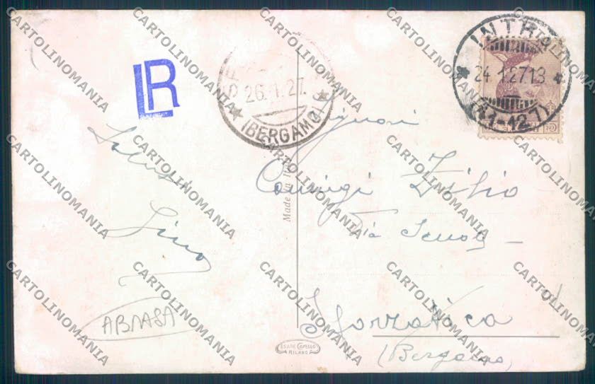 Verbania Stresa Mottarone Treno SCOLLATA ABRASA cartolina ZQ5349 – retro