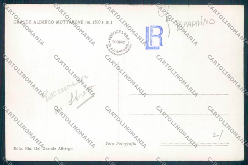 Verbania Stresa Mottarone STRAPPINO Foto cartolina ZQ5361 – retro