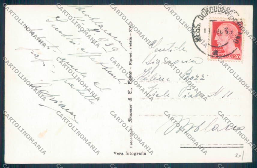 Verbania Stresa Mottarone Foto cartolina ZQ5362 – retro