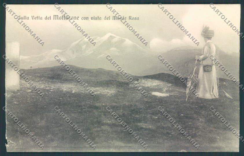 Verbania Stresa Mottarone Monte Rosa ABRASA cartolina ZQ5364 – fronte