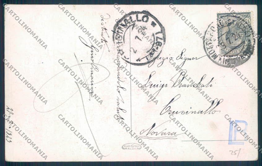 Verbania Stresa Mottarone Treno cartolina ZQ5365 – retro