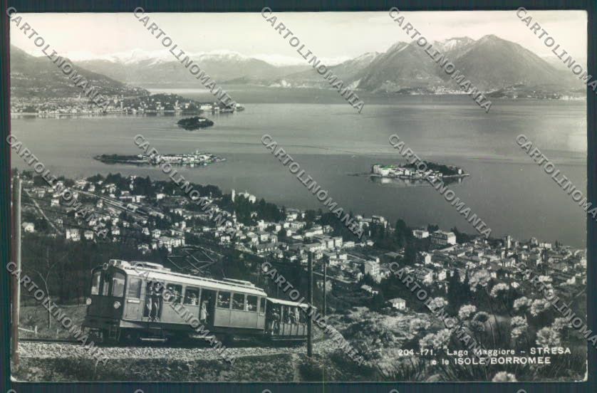 Verbania Stresa Mottarone Treno Foto cartolina ZQ5380 – fronte