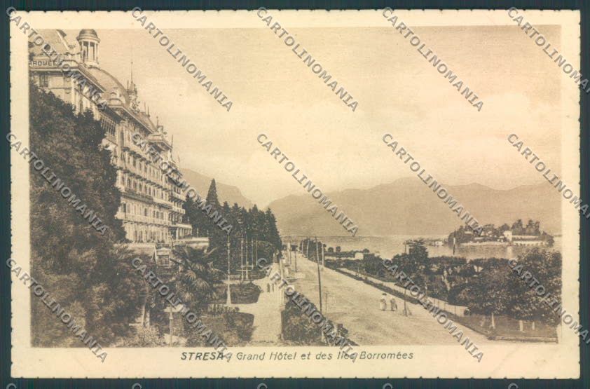 Verbania Stresa cartolina ZQ5387 – fronte