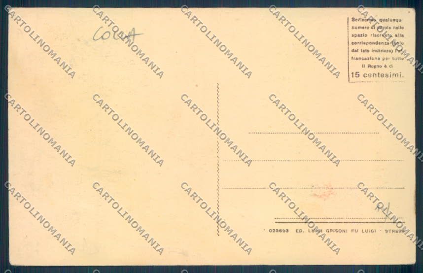 Verbania Stresa COLLA cartolina ZQ5388 – retro