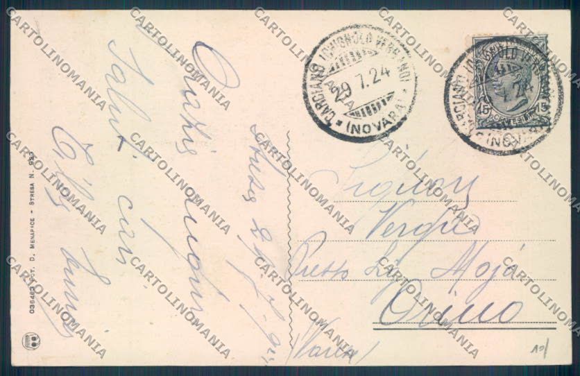 Verbania Stresa cartolina ZQ5390 – retro