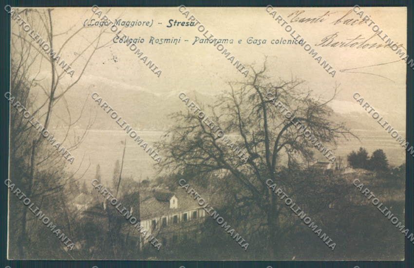 Verbania Stresa Collegio cartolina ZQ5396 – fronte