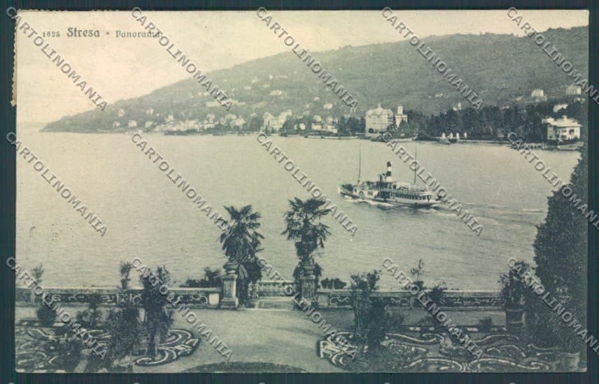 Verbania Stresa Battello cartolina ZQ5397 – fronte
