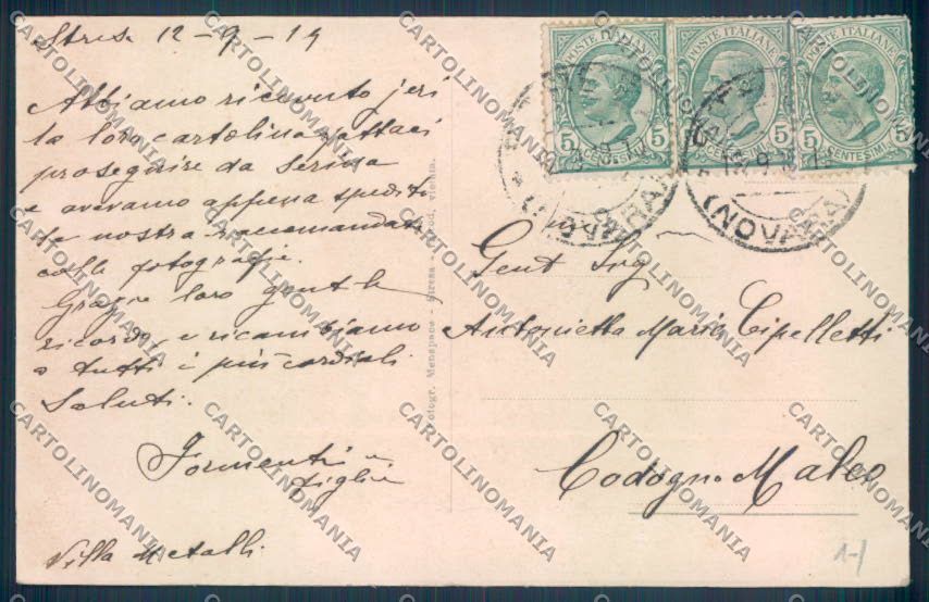 Verbania Stresa Battello cartolina ZQ5397 – retro