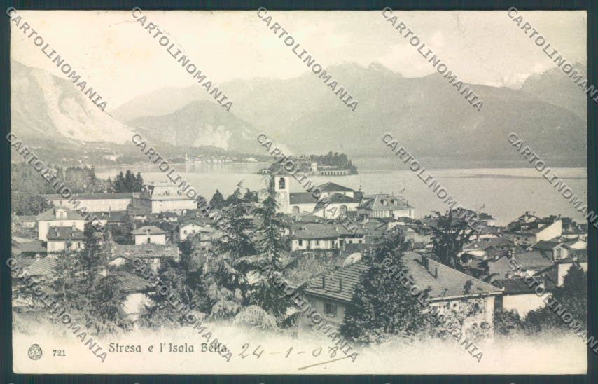 Verbania Stresa cartolina ZQ5399 – fronte