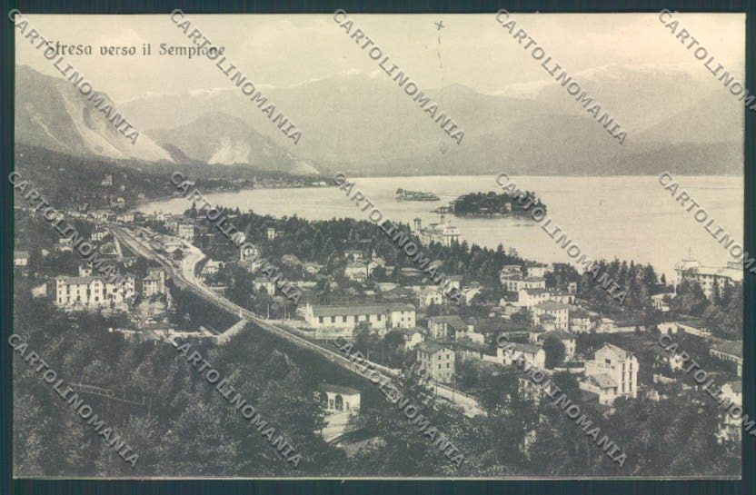 Verbania Stresa cartolina ZQ5400 – fronte
