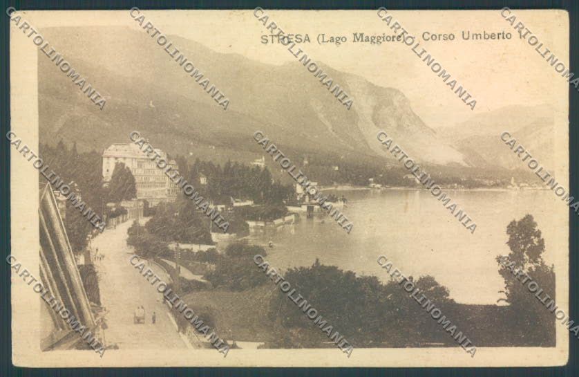 Verbania Stresa cartolina ZQ5401 – fronte