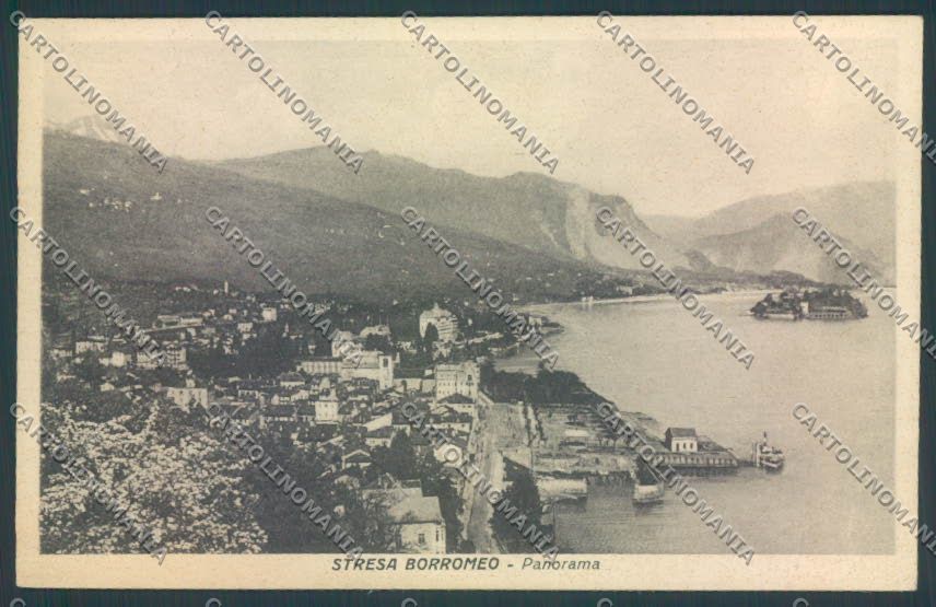Verbania Stresa cartolina ZQ5410 – fronte