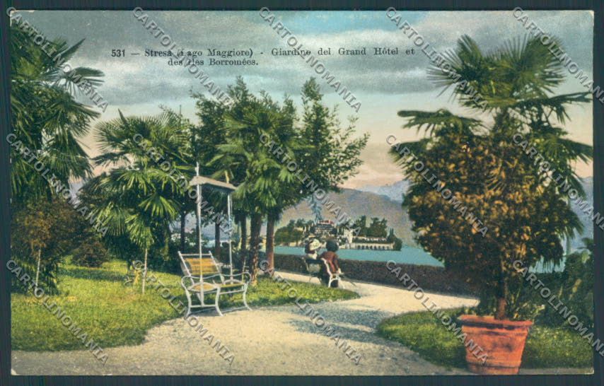 Verbania Stresa PIEGA cartolina ZQ5413 – fronte