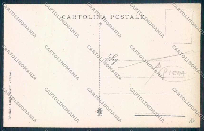 Verbania Stresa PIEGA cartolina ZQ5413 – retro