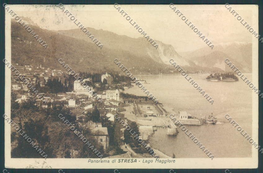 Verbania Stresa cartolina ZQ5414 – fronte