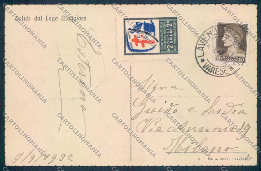 Verbania Stresa cartolina ZQ5417 – retro