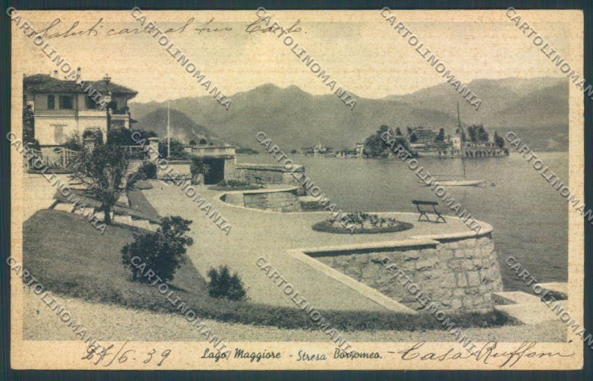 Verbania Stresa cartolina ZQ5420 – fronte