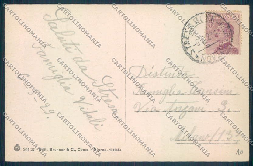 Verbania Stresa cartolina ZQ5424 – retro