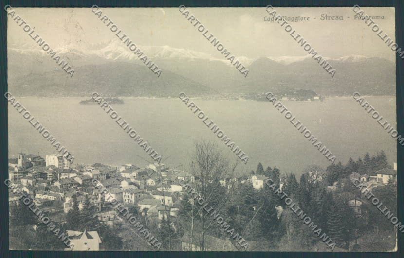 Verbania Stresa cartolina ZQ5425 – fronte