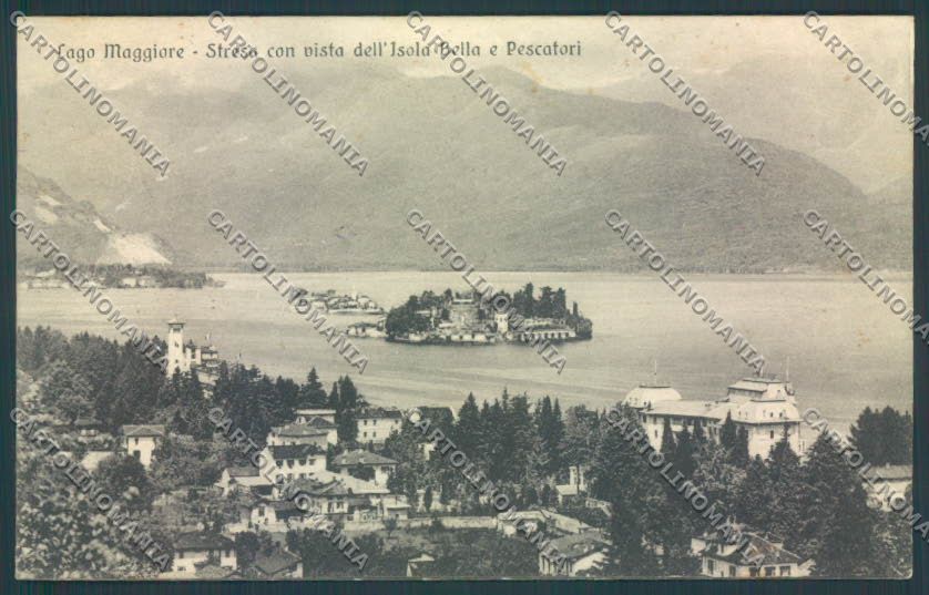Verbania Stresa cartolina ZQ5429 – fronte