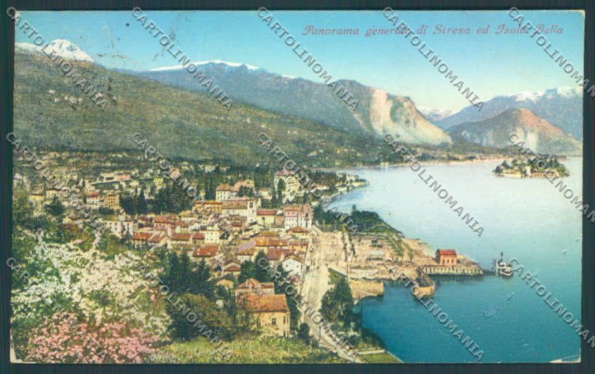 Verbania Stresa cartolina ZQ5430 – fronte