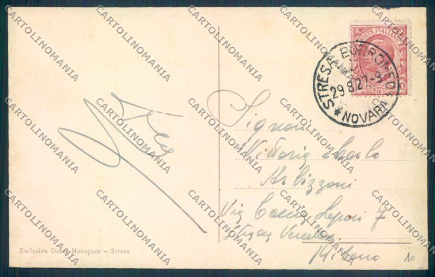 Verbania Stresa cartolina ZQ5430 – retro