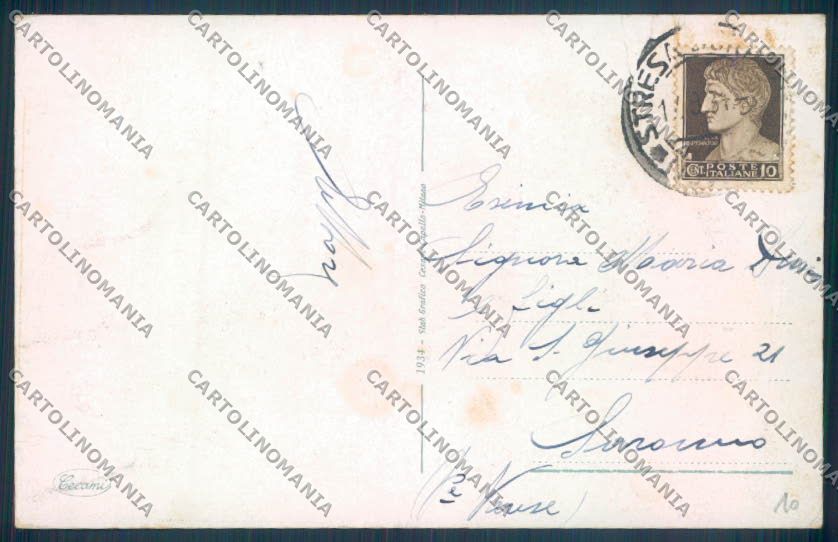 Verbania Stresa Battello cartolina ZQ5431 – retro