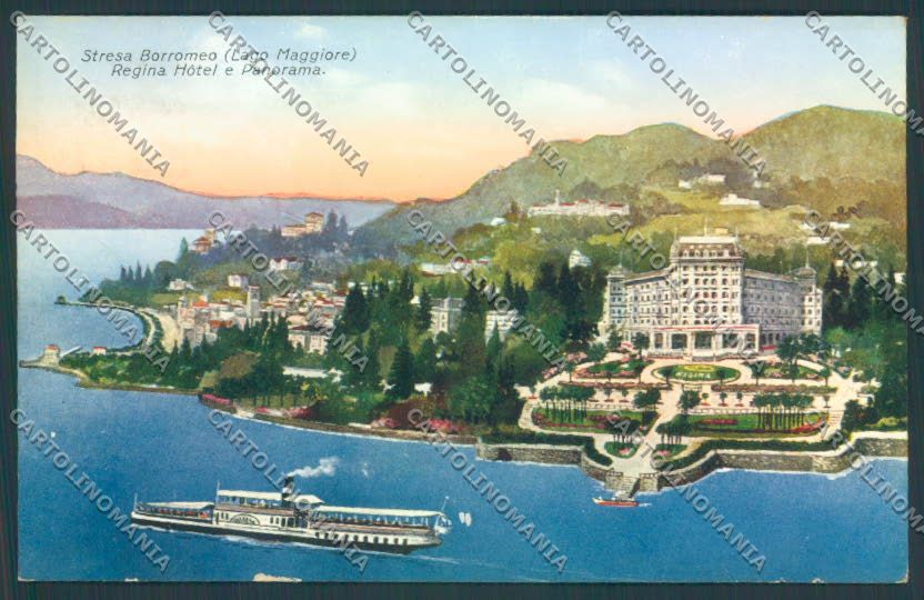 Verbania Stresa Battello cartolina ZQ5433 – fronte