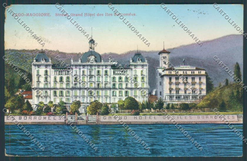 Verbania Stresa PIEGATA cartolina ZQ5444 – fronte