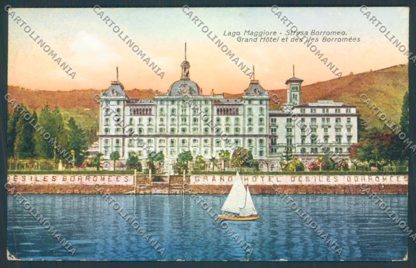 Verbania Stresa Barca cartolina ZQ5445 – fronte