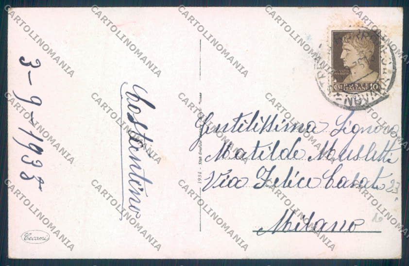 Verbania Stresa Barca cartolina ZQ5445 – retro