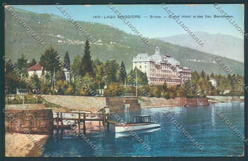 Verbania Stresa Barca cartolina ZQ5448 – fronte