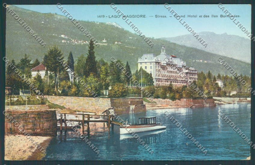 Verbania Stresa Barca cartolina ZQ5449 – fronte