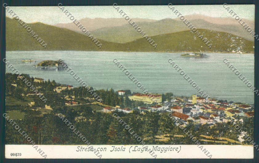 Verbania Stresa ABRASA cartolina ZQ5453 – fronte