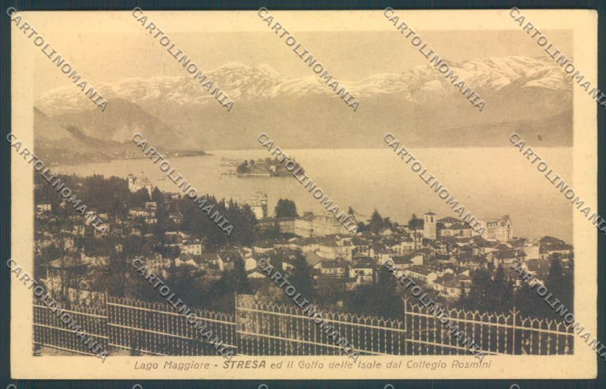 Verbania Stresa cartolina ZQ5456 – fronte