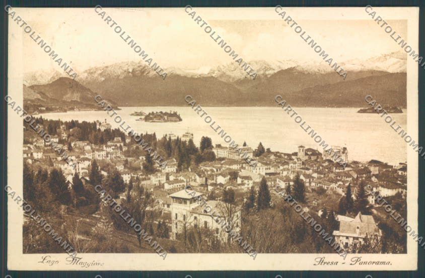 Verbania Stresa cartolina ZQ5458 – fronte