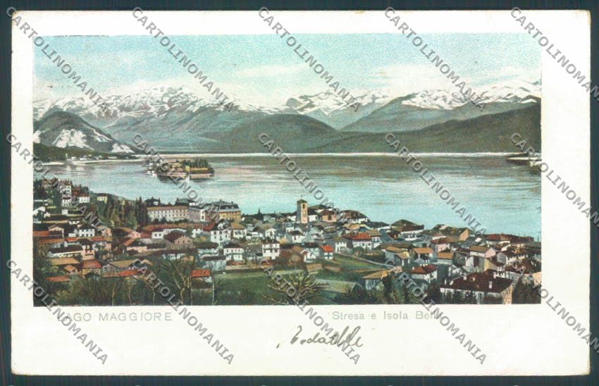 Verbania Stresa cartolina ZQ5460 – fronte