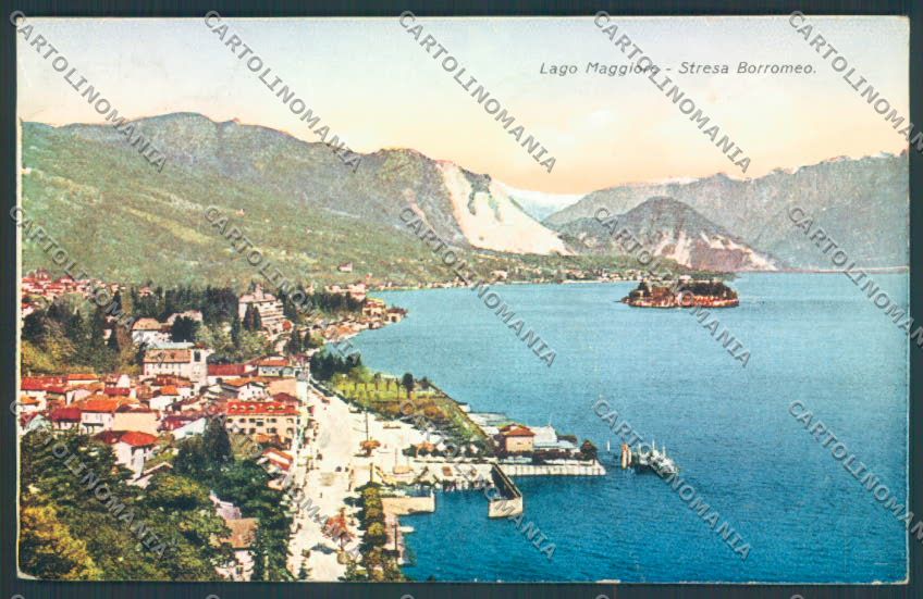 Verbania Stresa cartolina ZQ5470 – fronte