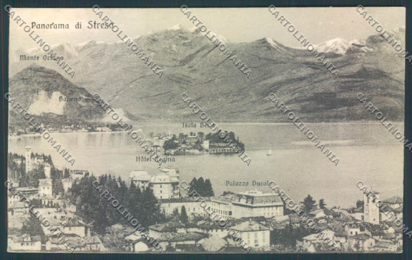 Verbania Stresa cartolina ZQ5474 – fronte