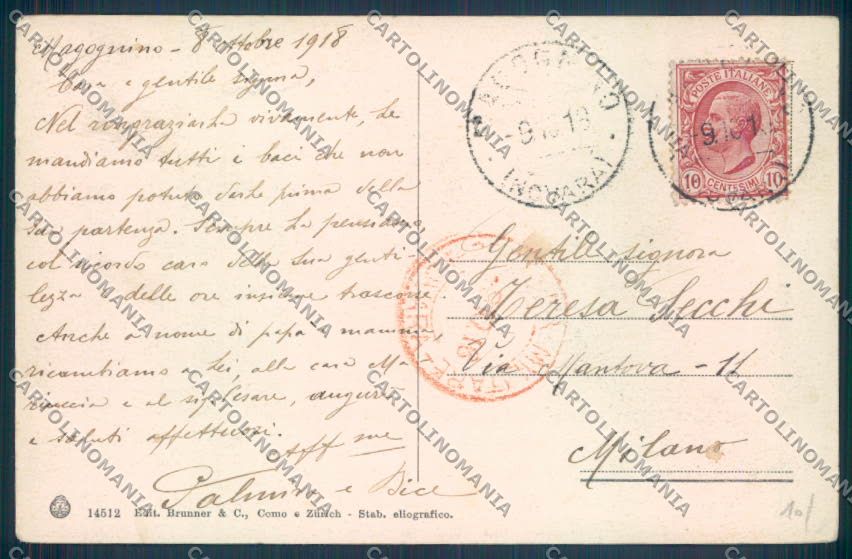 Verbania Stresa cartolina ZQ5476 – retro