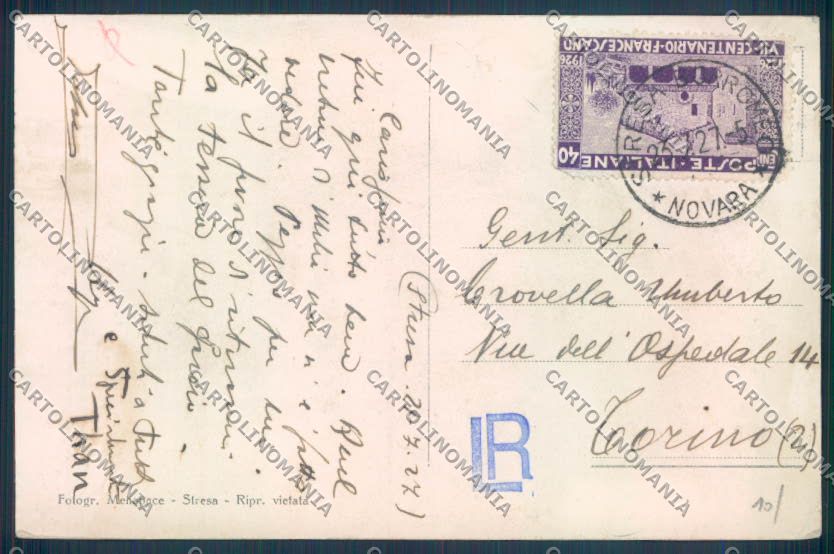Verbania Stresa cartolina ZQ5478 – retro