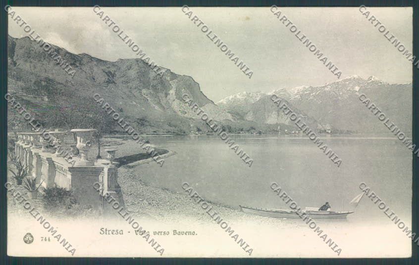 Verbania Stresa Barca cartolina ZQ5482 – fronte